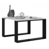 MODERN MINI table 67x67x40 cm Balta/Juoda