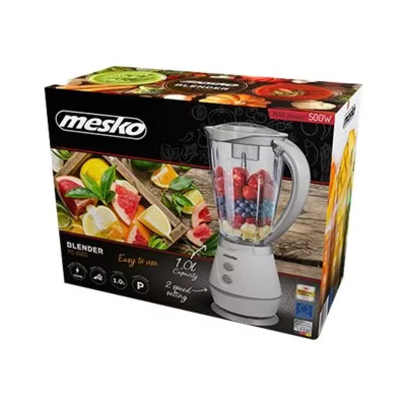Mesko MS 4060g blenderis 1 L Stalo blenderis 500 W Pilka