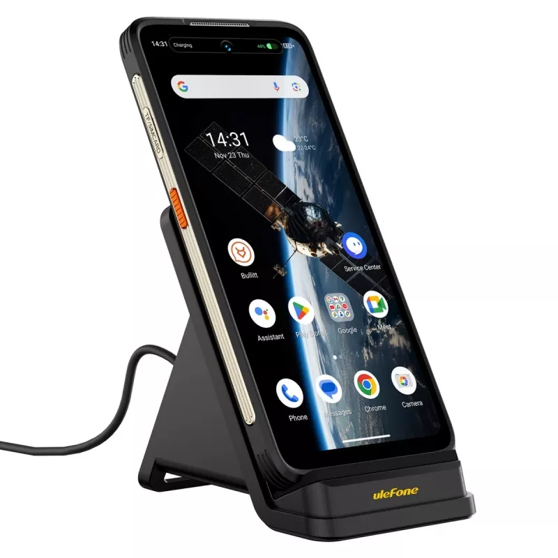 UleFone WCS01 vidaus išmaniojo telefono įkroviklis – 50 W USB Type-C, belaidis greitas įkrovimas, juodas