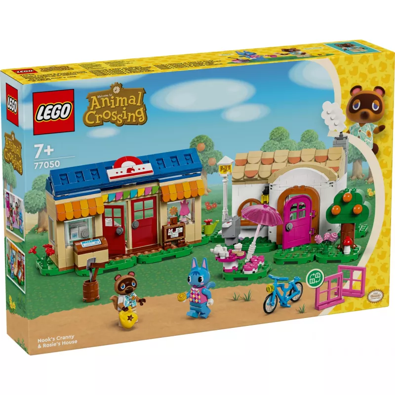 Konstruktorius LEGO 77050 Animal Crossing Nook's Shop Sophie's House rinkinys – modulinis žaidimų rinkinys