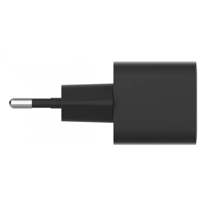 AC vidaus įkroviklis Belkin BoostCharge 25W USB-C PD/PPS, 1 m laidas, juodas — žaidimų konsolėms, išmaniesiems telefonams, planšetėms