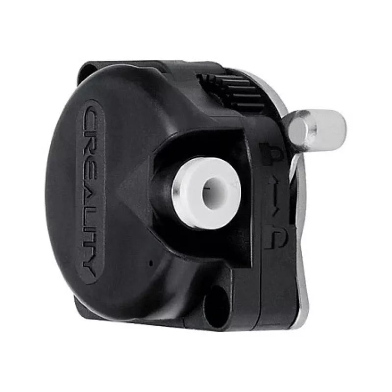 Creality 3D spausdintuvų ekstruderis — modelis 4001020076, suderinamas su Sermoon V2, CR-200B Pro, Ender-3 S1; spalvos: juoda, sidabrinė, balta