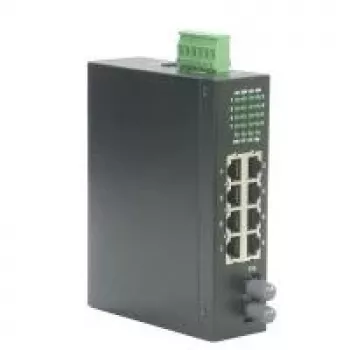 Tinklo komutatorius ROLINE Industrial Switch 7x RJ-45 1x ST nevaldomas, pilnas dvipusis režimas