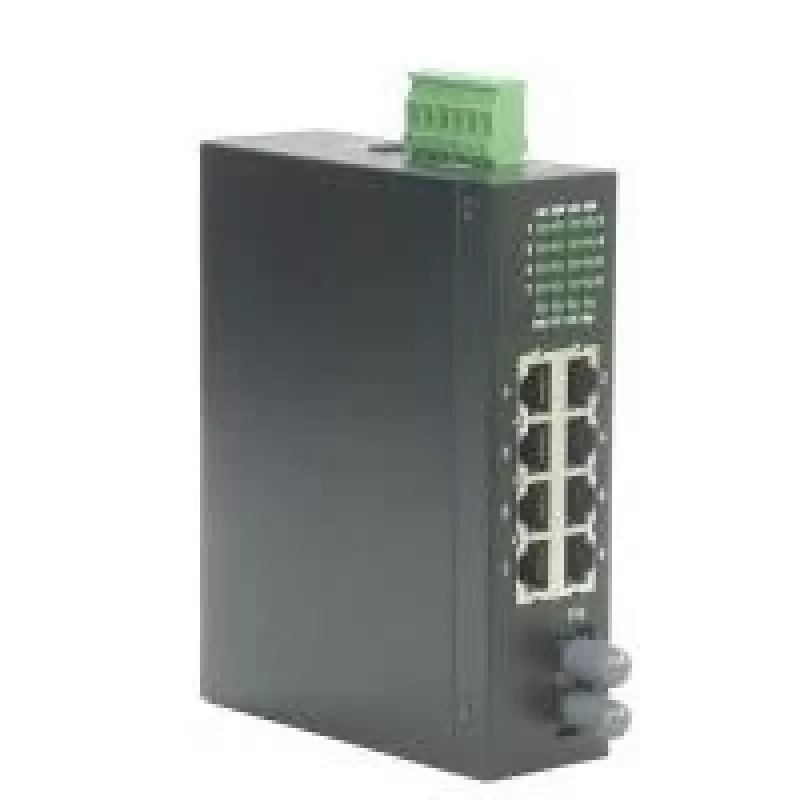 Tinklo komutatorius ROLINE Industrial Switch 7x RJ-45 1x ST nevaldomas, pilnas dvipusis režimas