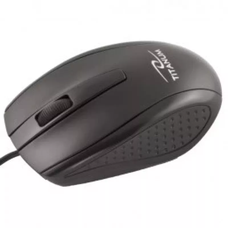 TITANUM TM110K pelė abiem rankoms tinkama USB Type-A optinė 1000 DPI