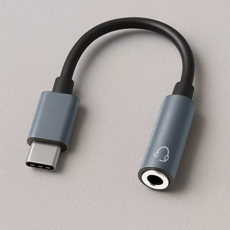 Adapteris USB C Jack 3.5mm 10cm