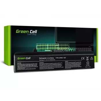 Nešiojamojo kompiuterio baterija Green Cell DE05, skirta Dell Inspiron 1525/1526/1545/1546, Li-Ion 4400 mAh, juoda