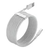 USB kabelis Baseus TZCATZJ-02 1,5 m USB A USB C Baltas