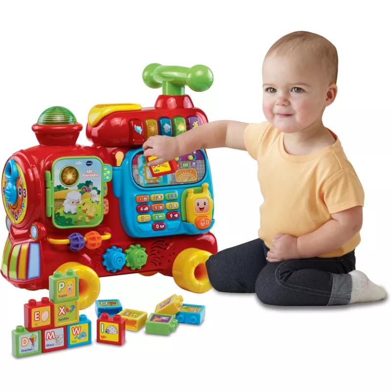 VTech Baby ABC - Eisenbahn, 1 mėnuo(-iai), 4 ratas(-ai), Daugiaspalvis, 3,55 kg