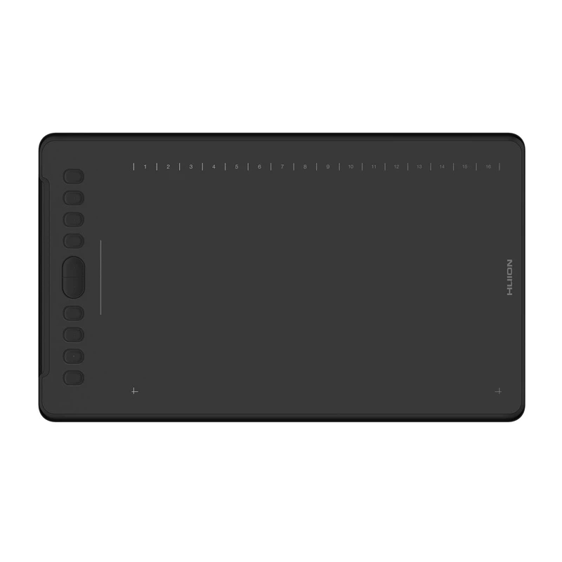 HUION H1161 grafinė planšetė 5080 lpi 279,4 x 174,6 mm USB juoda