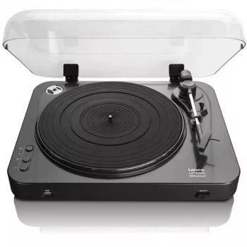 Belt-drive audio turntable Lenco LBT-120BK Juoda Semi Automatic