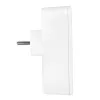Maitinimo skirstytuvas MACLEAN MCE248 F/W — 3 kintamosios srovės lizdai (1×16A, 2×6A) + 4×USB (2×A, 2×C PD 20W), EU kištukas, baltas