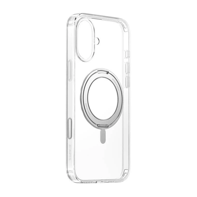 Magnetinis telefono dėklas Baseus SkyRing P6016100A201-04 permatomas 360° su stovu
