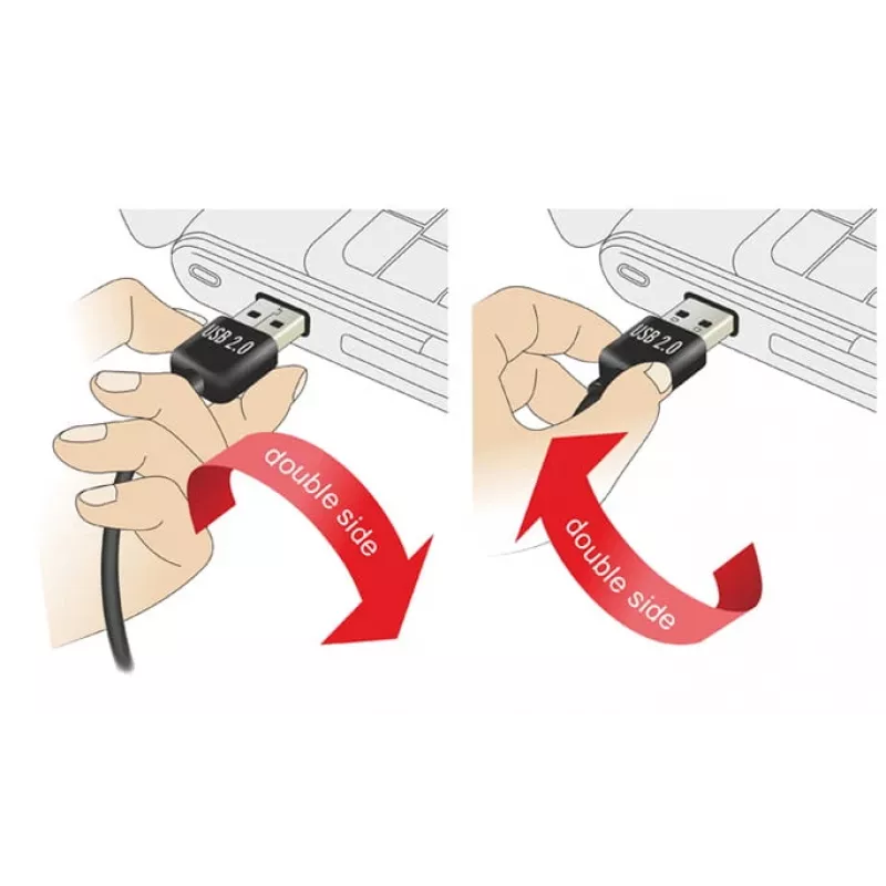 USB laidas DeLOCK 2 m USB 2.0 A - B vyriškas/vyriškas