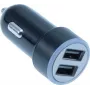 Mobiliojo įrenginio įkroviklis MediaRange MRMA103-02 automobilinis cigarečių žiebtuvėlis 12/24V 2 USB prievadai