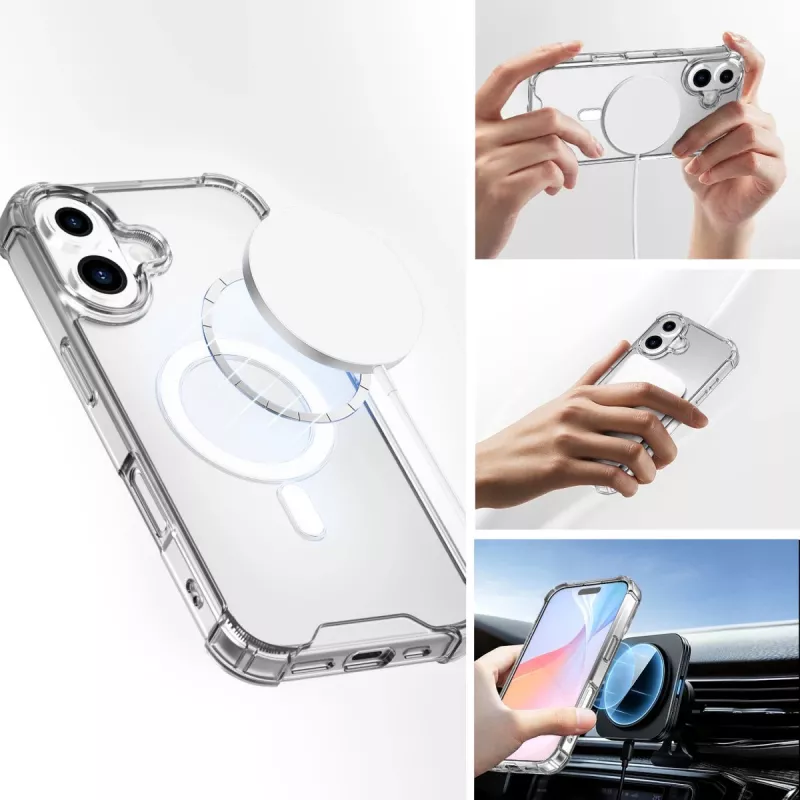 Dėklas 4smarts iPhone 16 15,5 cm (6,1 col.) skaidrus
