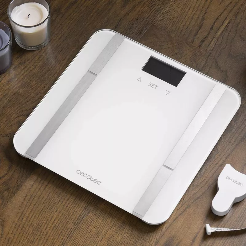 Cecotec | Svarstyklės vonios kambariui | Surface Precision 9400 Full Healthy | Maksimalus svoris (talpa) 180 kg | Tikslumas 100 g | Balta