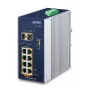 Nevaldomas komutatorius PLANET IP30 Pramoninis 8-P 10/100/1000T