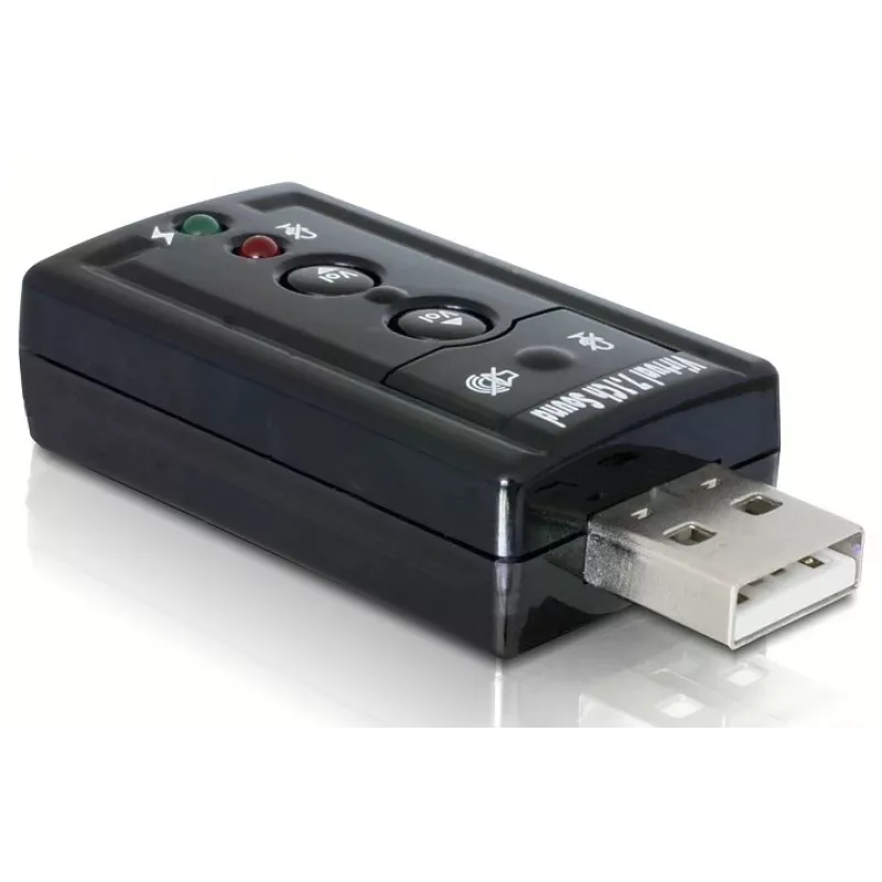 DeLOCK USB garso adapteris 7.1 - Garso plokštė - Stereo - USB (61645)