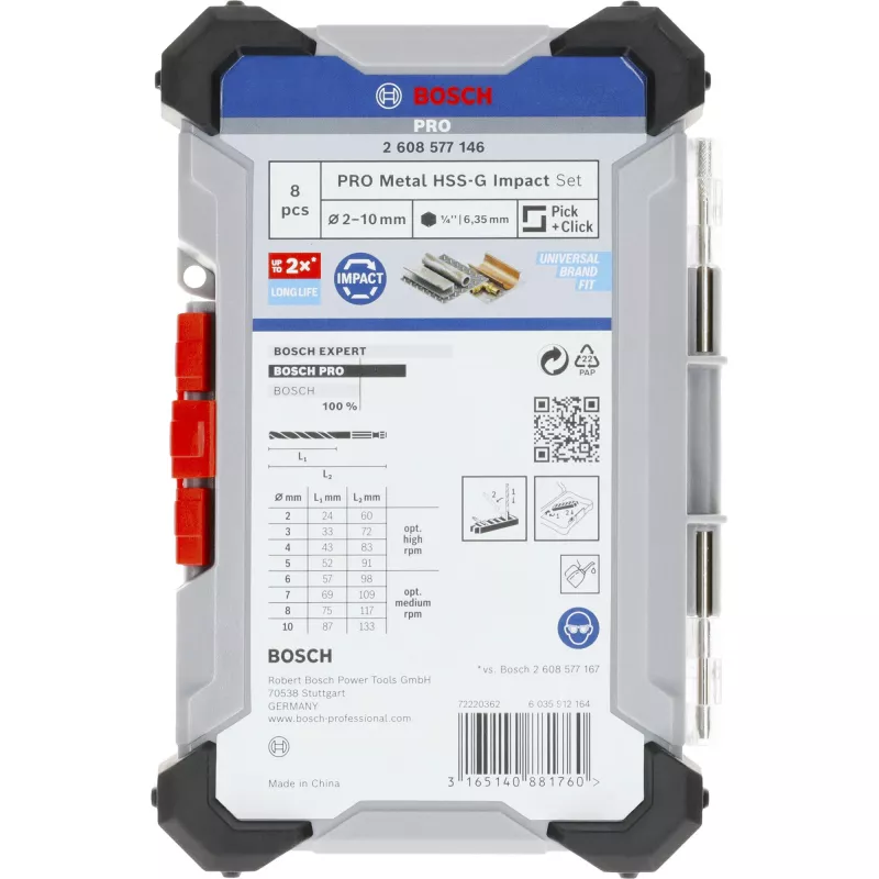 Suktuvinių grąžtų rinkinys Bosch 2608577146