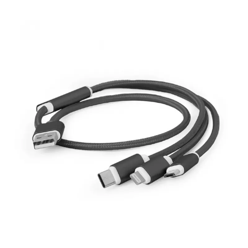 USB 2.0 laidas Gembird CC-USB2-AM31-1M — USB A jungtis, 1 m, juodas
