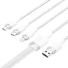 USB 2.0 A į 3 viename 3A laidas Vention CTPWG 1,5 m baltas