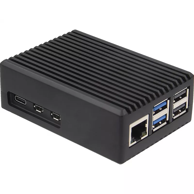 INTER-TECH korpusas Raspberry Pi 5 — ODS-739 kompaktiško dizaino