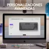 „Logitech MX Mechanical Mini“ belaidė klaviatūra be skaičių bloko, Bluetooth