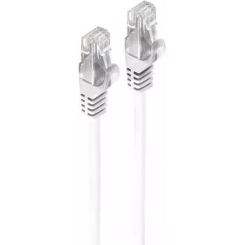 „Shiverpeaks BASIC-S“ - RJ45 komutacinis kabelis U/UTP su Cat.7 neapdorotu kabeliu, baltas, 0,5 m - tinklo kabelis - Cat.7 neapdorotas kabelis / RJ45 kištukas, tinklo kabelis (BS08-35016)
