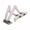 DeLOCK 95276 vidinis RS-232 adapteris, Mini PCI Express, žalias