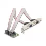 DeLOCK 95276 vidinis RS-232 adapteris, Mini PCI Express, žalias