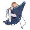 Kūdikio nešiojimo kuprinė Deuter Kid Comfort Pro, mėlyna, poliamidas, maks. 22 kg, skydelis nuo saulės, šoninė kišenė