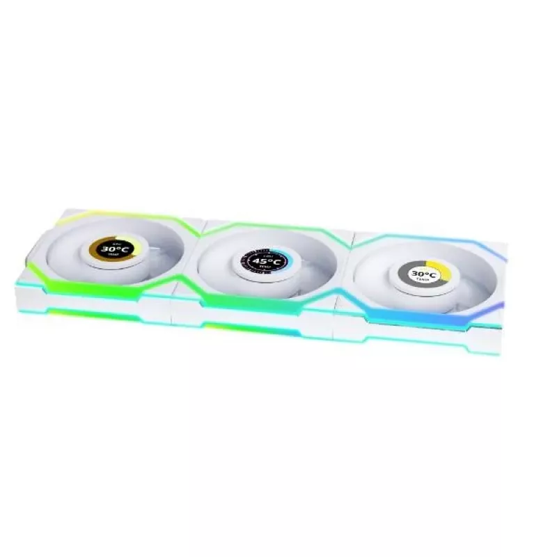Lian Li UNI FAN SL Wireless 120 12 cm Baltas 3 vnt. 28.5 dB 64.05 cfm