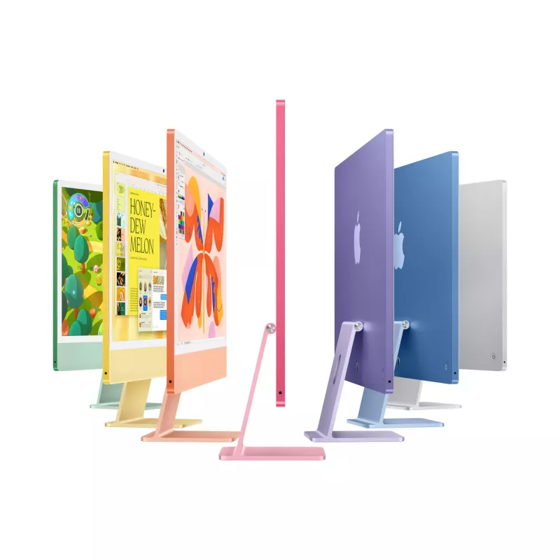iMac 24 Retina 4.5k Display M4, žalias, M4 (10-CPU/10-GPU), 24GB, 512GB, standartinis stiklas, Touch ID, vokiečių, Gigabit Ethernet, Magic pelė, MD2Q4D/A