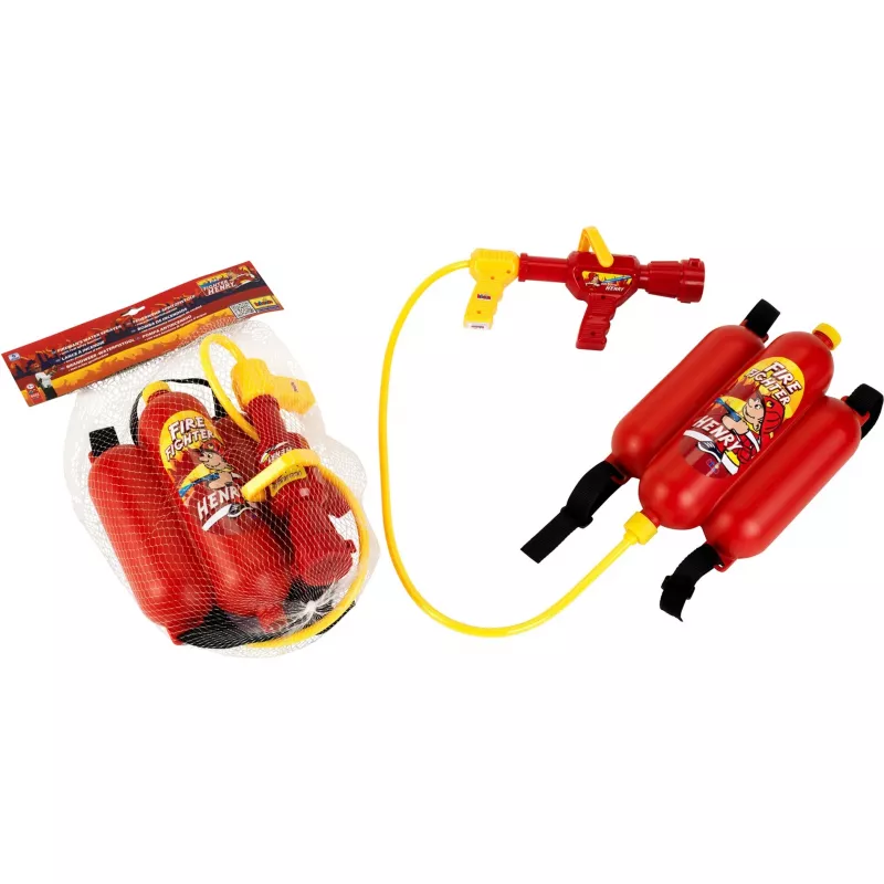 Theo Klein Professional Firefighter Backpack Jet Sprayer Toy Water Blaster