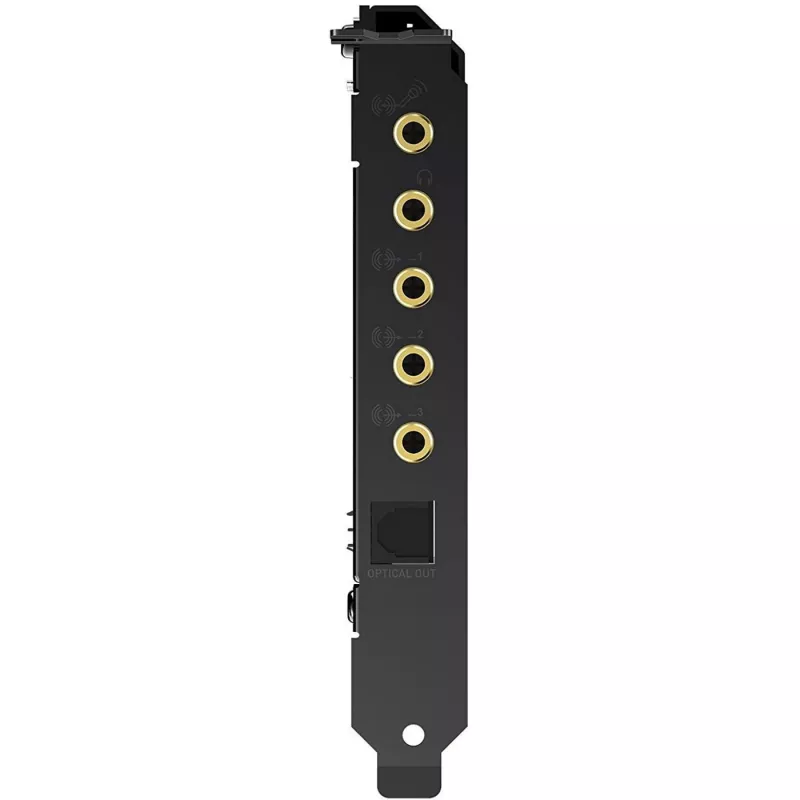 Creative Sound BlasterX AE-5 Plus Juoda PCI-e RGB Gaming Sound Card