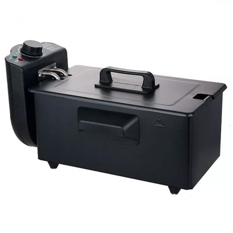 Fritiūrė Emerio DF-120482 Double 3 L 2000 W Juoda Nerūdijantis plienas