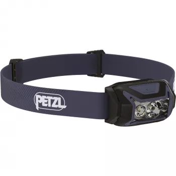 Galvos žibintas Petzl Actik Juoda — LED, 100 lm, 2 šviesos diodai, IPX4, AAA baterijos