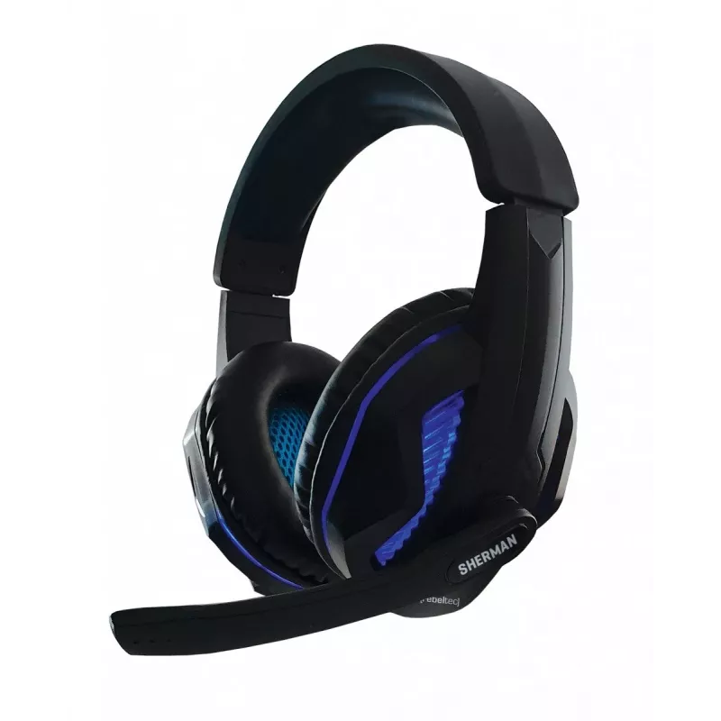 Klaviatūra su pele Rebeltec SHERMAN Gaming USB QZERTY anglų juoda