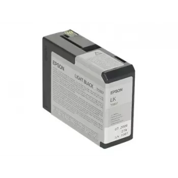 Epson Singlepack šviesiai juoda T580700, šviesiai juoda, pigmentinis rašalas, 80 ml, 1 vnt.