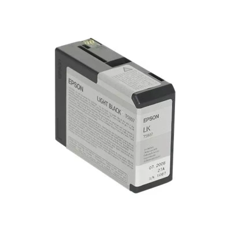 Epson Singlepack šviesiai juoda T580700, šviesiai juoda, pigmentinis rašalas, 80 ml, 1 vnt.