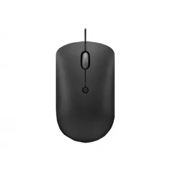 Laidinis optinis pelė Lenovo GY51D20875 USB Type-C, abiem rankoms tinkama, 2400 DPI, 4 mygtukai, juoda