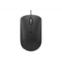 Laidinis optinis pelė Lenovo GY51D20875 USB Type-C, abiem rankoms tinkama, 2400 DPI, 4 mygtukai, juoda
