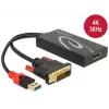 Kabelis DVI 24+1 + USB-A/DisplayPort 20 kontaktų DeLOCK 62596