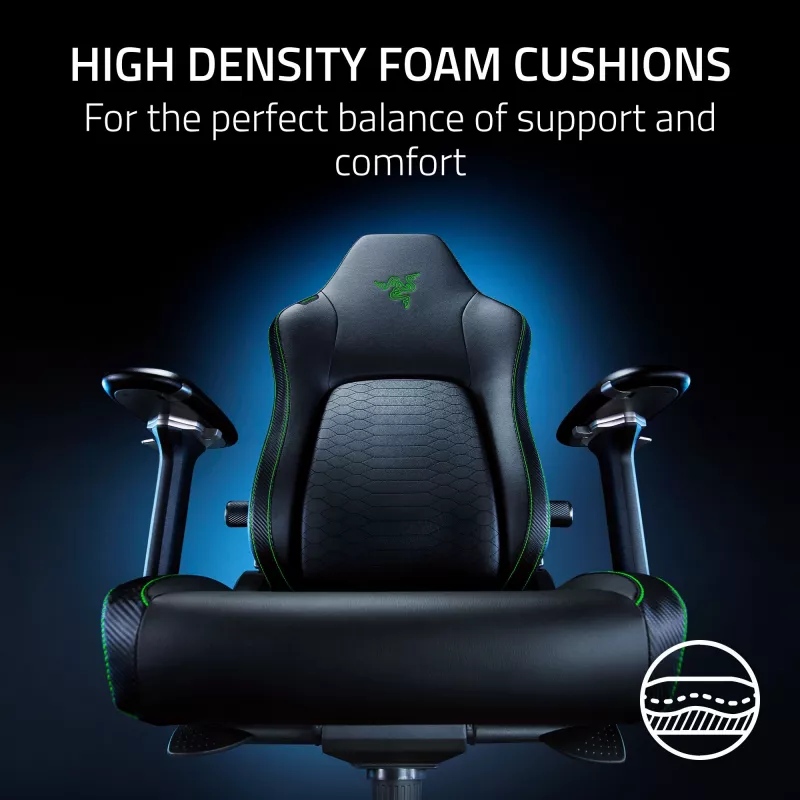Gaming armchair Razer Iskur V2 Padded seat Juoda
