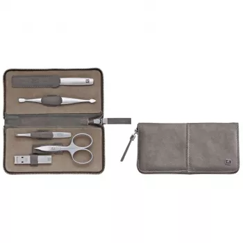 Manikiūro ir pedikiūro dovanų rinkinys ZWILLING 97445-005-0 nerūdijantis plienas taupe 5 priedai