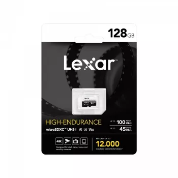 „microSD High Endurance“ kortelė 128GB C10 A1 U1 V30 100/45MB/s