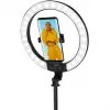 LogiLink išmaniojo telefono žiedinė lemputė su asmenukių lazda / trikoju, DM 20cm (AA0156)