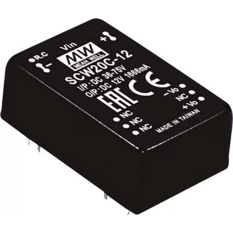 maitinimo adapteris MEAN WELL SCW20A-12, 20 W galia, 12 V
