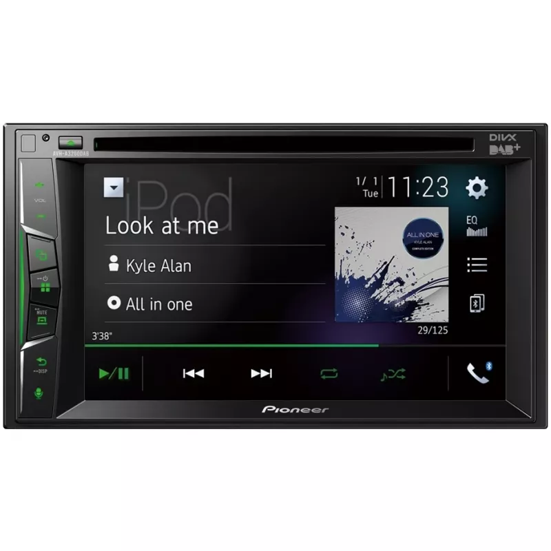 Automobilinis medijos imtuvas Pioneer AVH-A3200DAB Juoda
